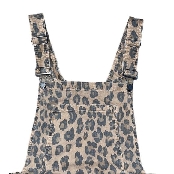 NWT! Blank NYC Catwalk Leopard Print Shortalls - Size 27 - Picture 7 of 10
